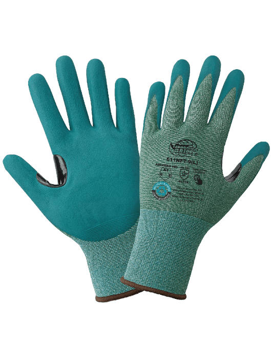 Tsunami Grip® General Purpose 15-Gauge Nitrile Coated Touch Screen Gloves Made with Recycled Polyester - 611NFT