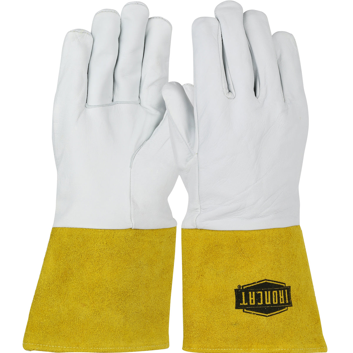 Ironcat® - Premium Top Grain Kidskin Leather TIG Welder's Glove with Kevlar® Stitching - Gauntlet Cuff