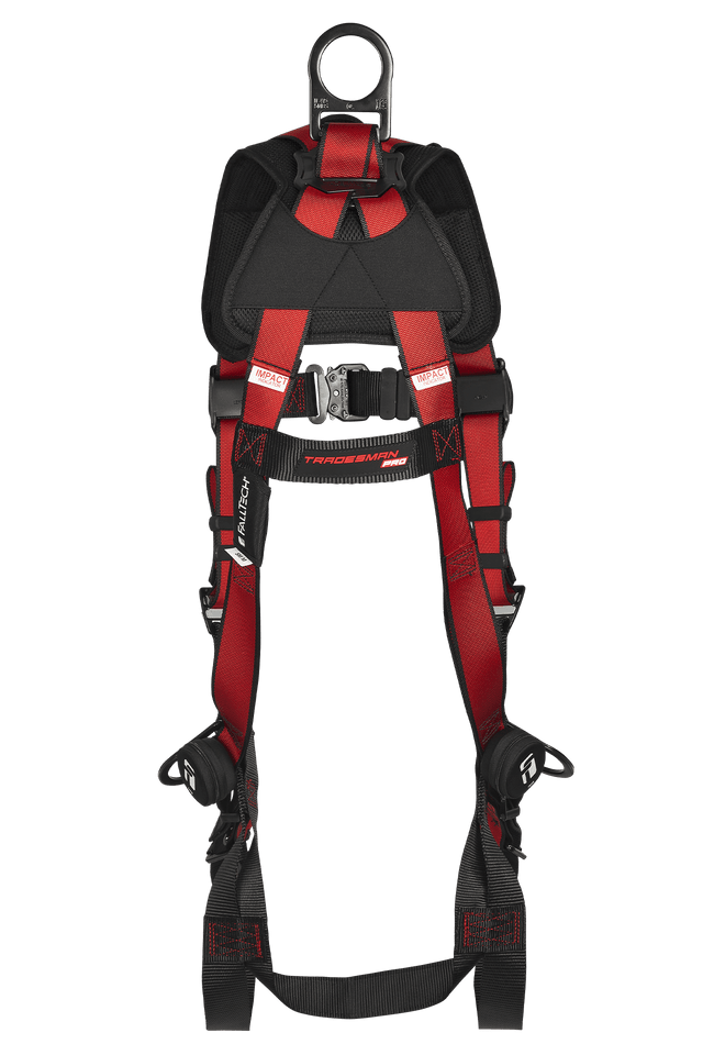 Tradesman® Pro 3D Standard Non-belted Full Body Harness, Tongue Buckle Leg Adjustments