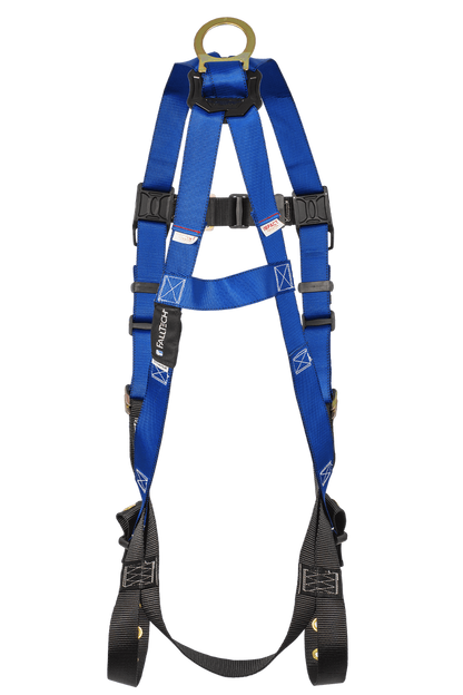 Contractor 1D Standard Non-belted Full Body Harness, Tongue Buckle Leg Adjustment