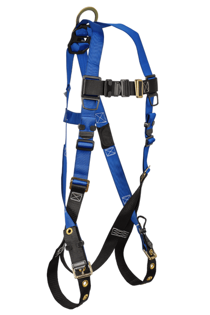 Contractor 1D Standard Non-belted Full Body Harness, Tongue Buckle Leg Adjustment