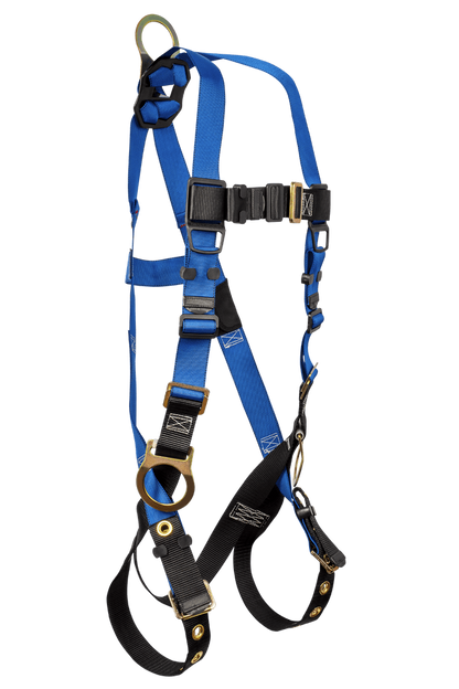 Contractor 3D Standard Non-belted Full Body Harness, Tongue Buckle Leg Adjustment