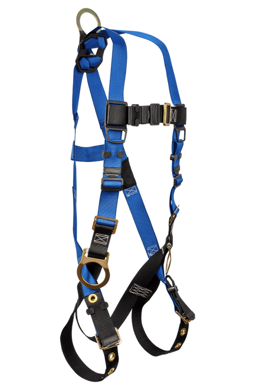 Contractor 3D Standard Non-belted Full Body Harness, Tongue Buckle Leg Adjustment