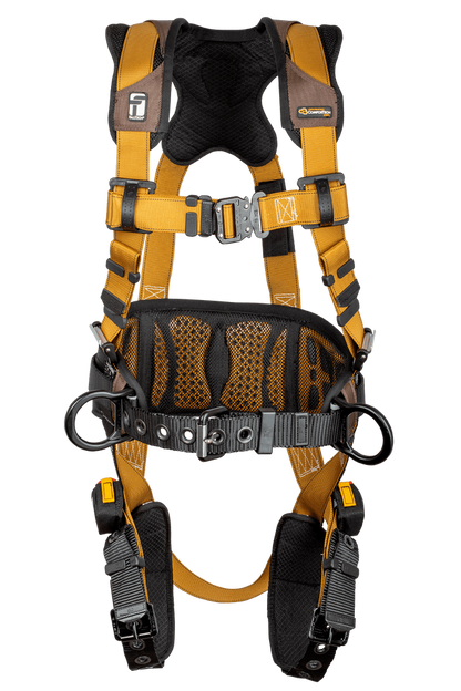 Advanced ComforTech® Gel 3D Construction Belted Full Body Harness, Tongue Buckle Leg Adjustment