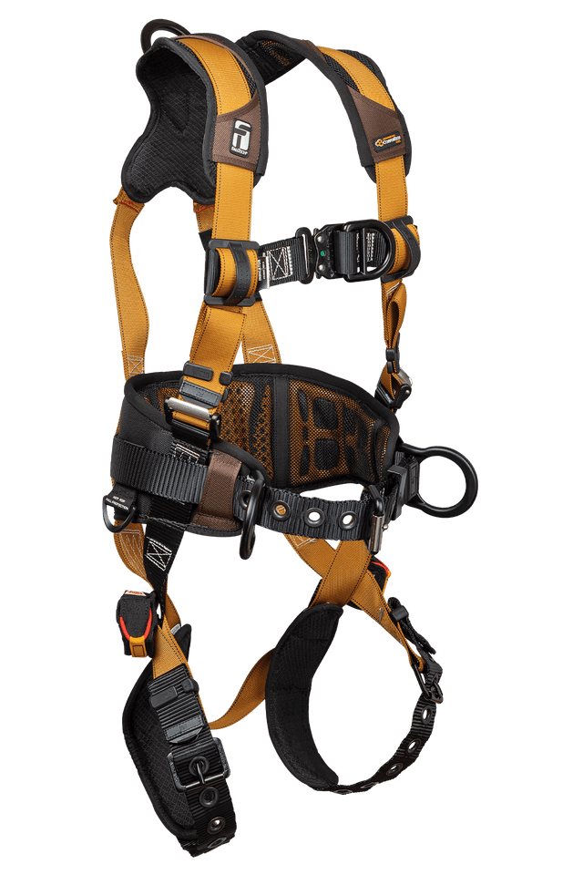 Advanced ComforTech® Gel 4D Construction Climbing Full Body Harness, Tongue Buckle Leg Adjustment