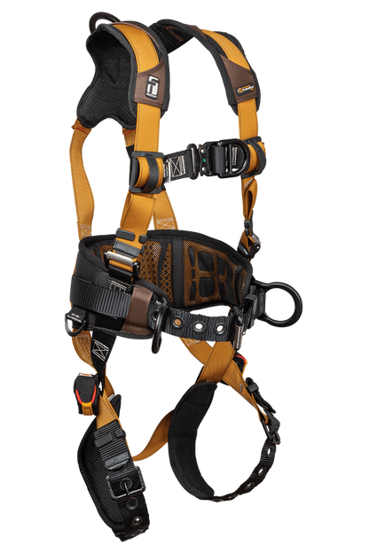 Advanced ComforTech® Gel 4D Construction Climbing Full Body Harness, Tongue Buckle Leg Adjustment