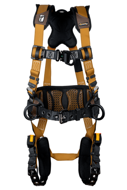 Advanced ComforTech® Gel 4D Construction Climbing Full Body Harness, Tongue Buckle Leg Adjustment