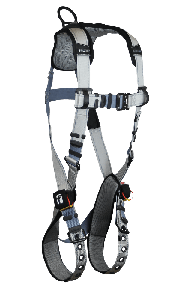 FlowTech LTE® 1D Standard Non-belted Full Body Harness, Tongue Buckle Leg Adjustment, Suspension Trauma Relief System