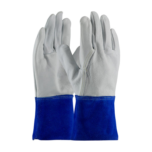 PIP® - Superior Top Grain Goatskin Leather TIG/MIG Welder's Glove with Kevlar® Stitching - 4.5" Gauntlet Cuff