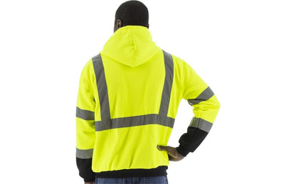 High Visibility Hooded Sweatshirt with TEFLON Fabric Protector, ANSI 3, R