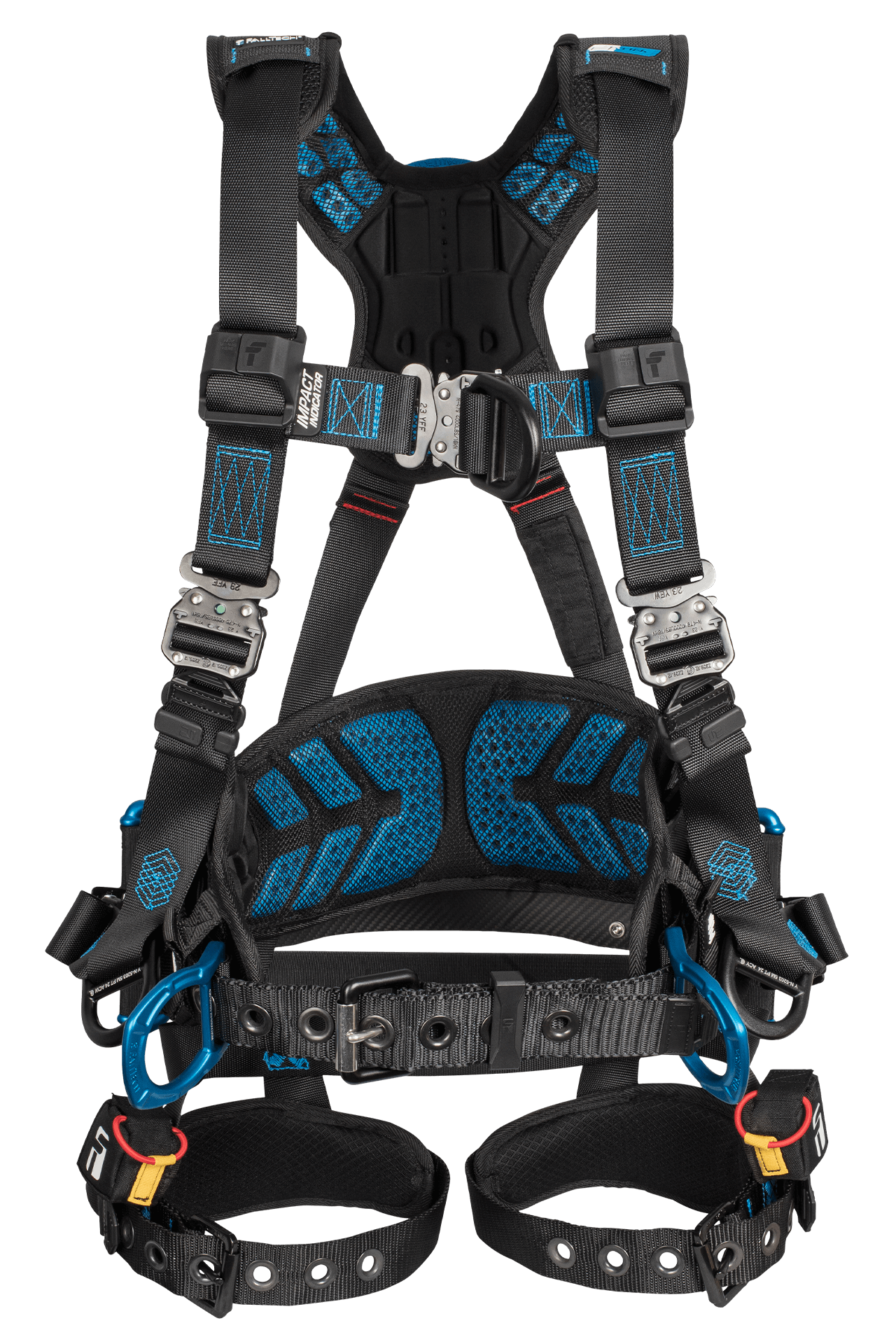 Carbon FT-One® 6D Tower Climber Full Body Harness, Tongue Buckle Leg Adjustments