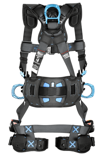 FT-One® 3D Construction Belted Full Body Harness, Tongue Buckle Leg Adjustments