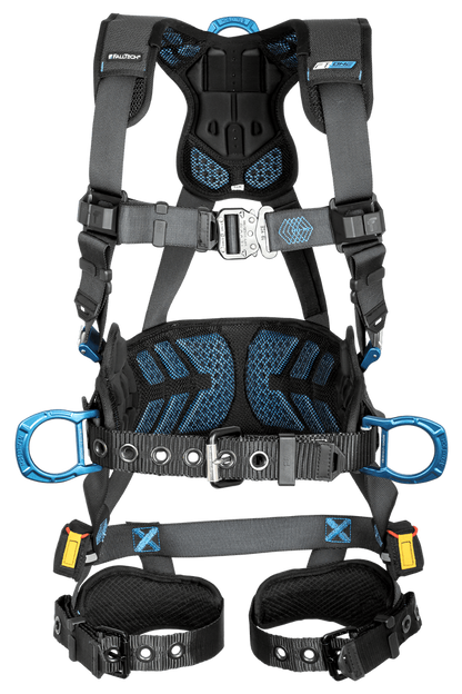 FT-One® 3D Construction Belted Full Body Harness, Tongue Buckle Leg Adjustments