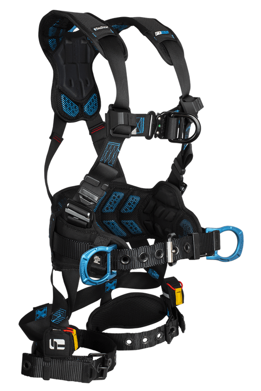 FT-One® 4D Construction Climbing Full Body Harness, Tongue Buckle Leg Adjustments