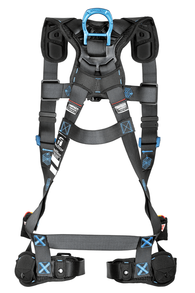 FT-One® 1D Standard Non-Belted Full Body Harness, Tongue Buckle Leg Adjustments