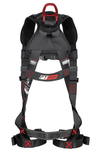 FT-Iron® 1D Standard Non-Belted Full Body Harness, Tongue Buckle Leg Adjustment