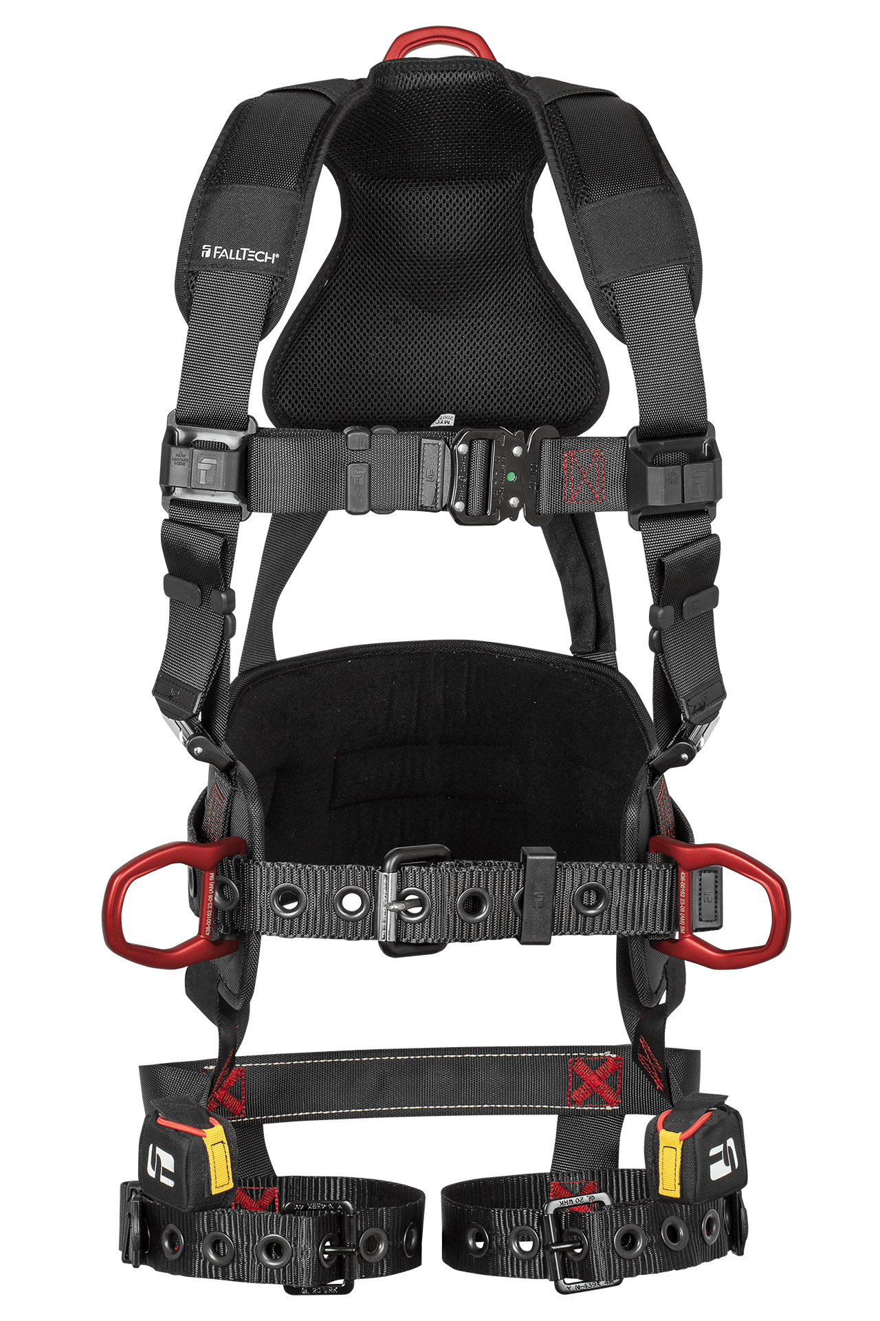 FT-Iron® 3D Construction Belted Full Body Harness, Tongue Buckle Leg Adjustment