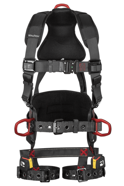 FT-Iron® 3D Construction Belted Full Body Harness, Tongue Buckle Leg Adjustment