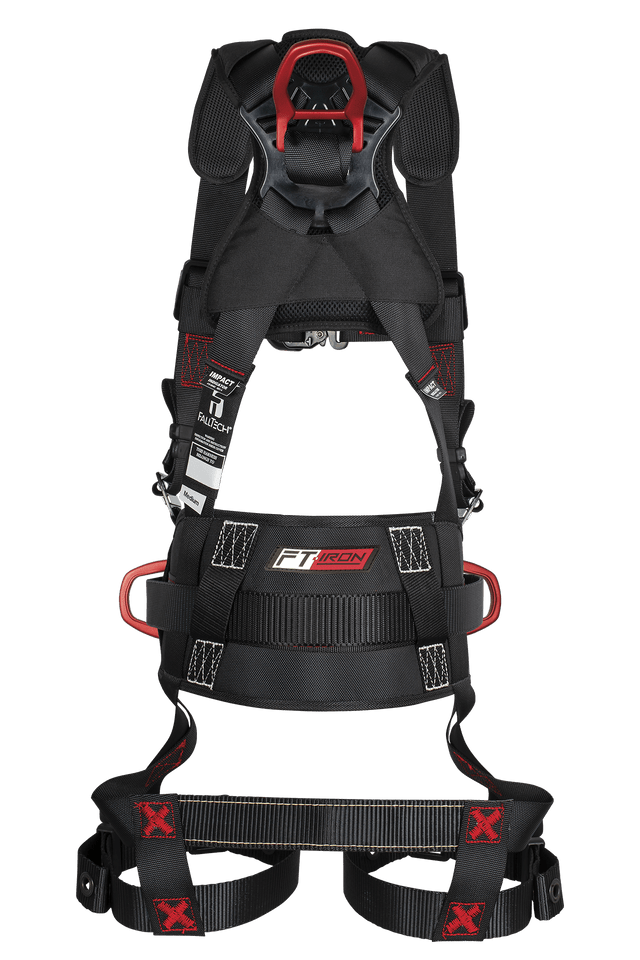 FT-Iron® 4D Construction Climbing Full Body Harness, Tongue Buckle Leg Adjustments