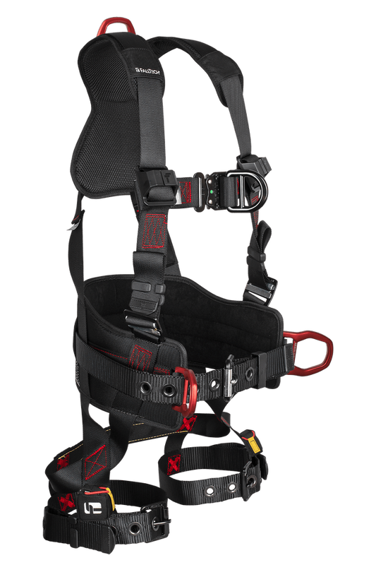 FT-Iron® 4D Construction Climbing Full Body Harness, Tongue Buckle Leg Adjustments