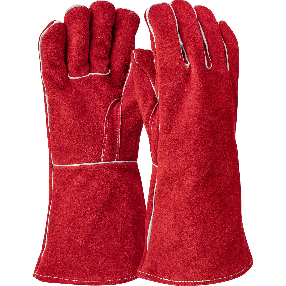 Ironcat® - Superior Grade Split Cowhide Leather Welder's Glove with Cotton Lining