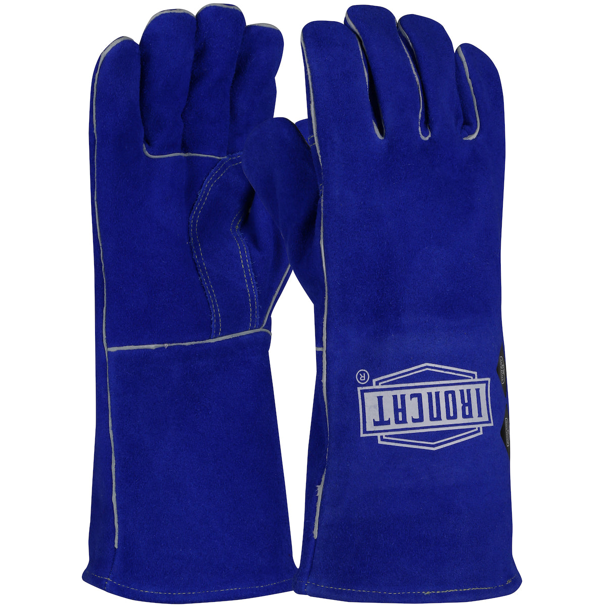 Ironcat® - AR Premium Grade Split Cowhide Leather Welder's Glove with Para-Aramid Cut Lining