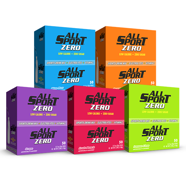 All-Sport Zero Drink Mix 0.1oz Powder Sticks, Sugar-Free Variety Pack