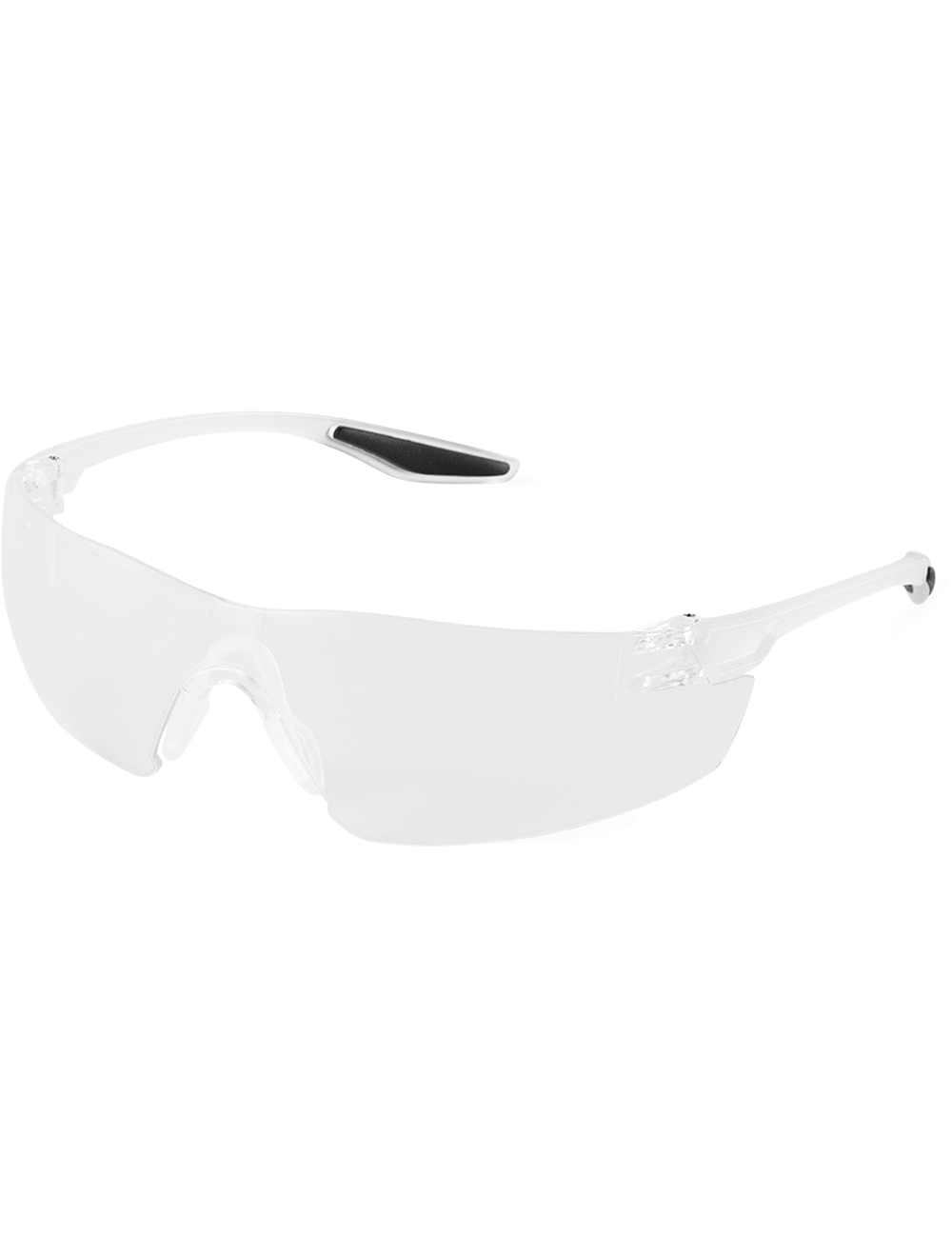 Discus™ Clear Lens, Frosted Clear Frame Safety Glasses - BH2811