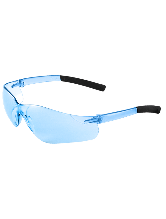 Pavon® Light Blue Lens, Frosted Blue Frame Safety Glasses - BH525