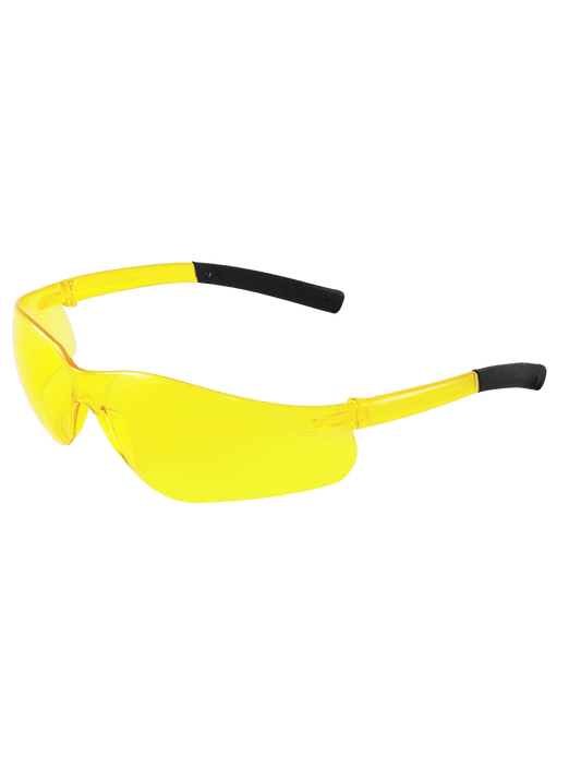 Pavon® Yellow Lens, Frosted Yellow Frame Safety Glasses - BH584