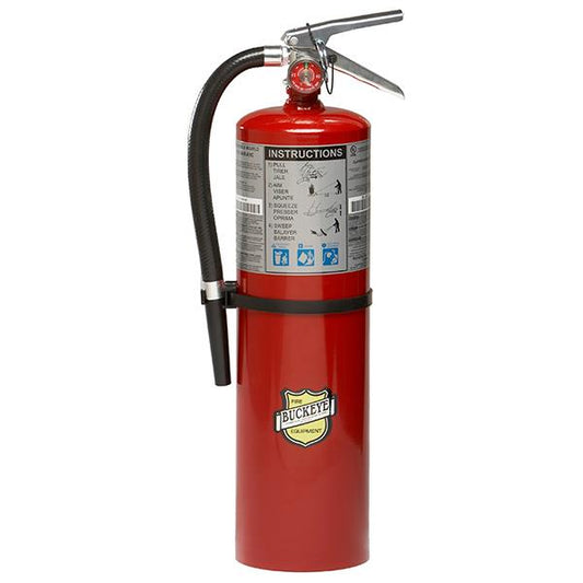 Buckeye 10 lb ABC Portable Fire Extinguisher w/ Auminum Valve & Wall Mount