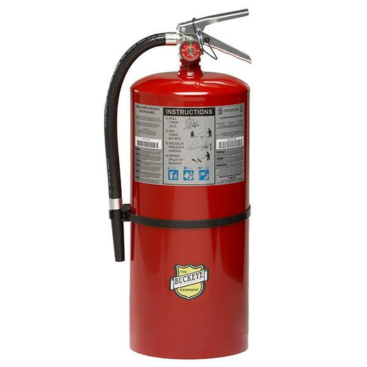 Buckeye 20 lb ABC Portable Fire Extinguisher w/ Auminum Valve & Wall Mount