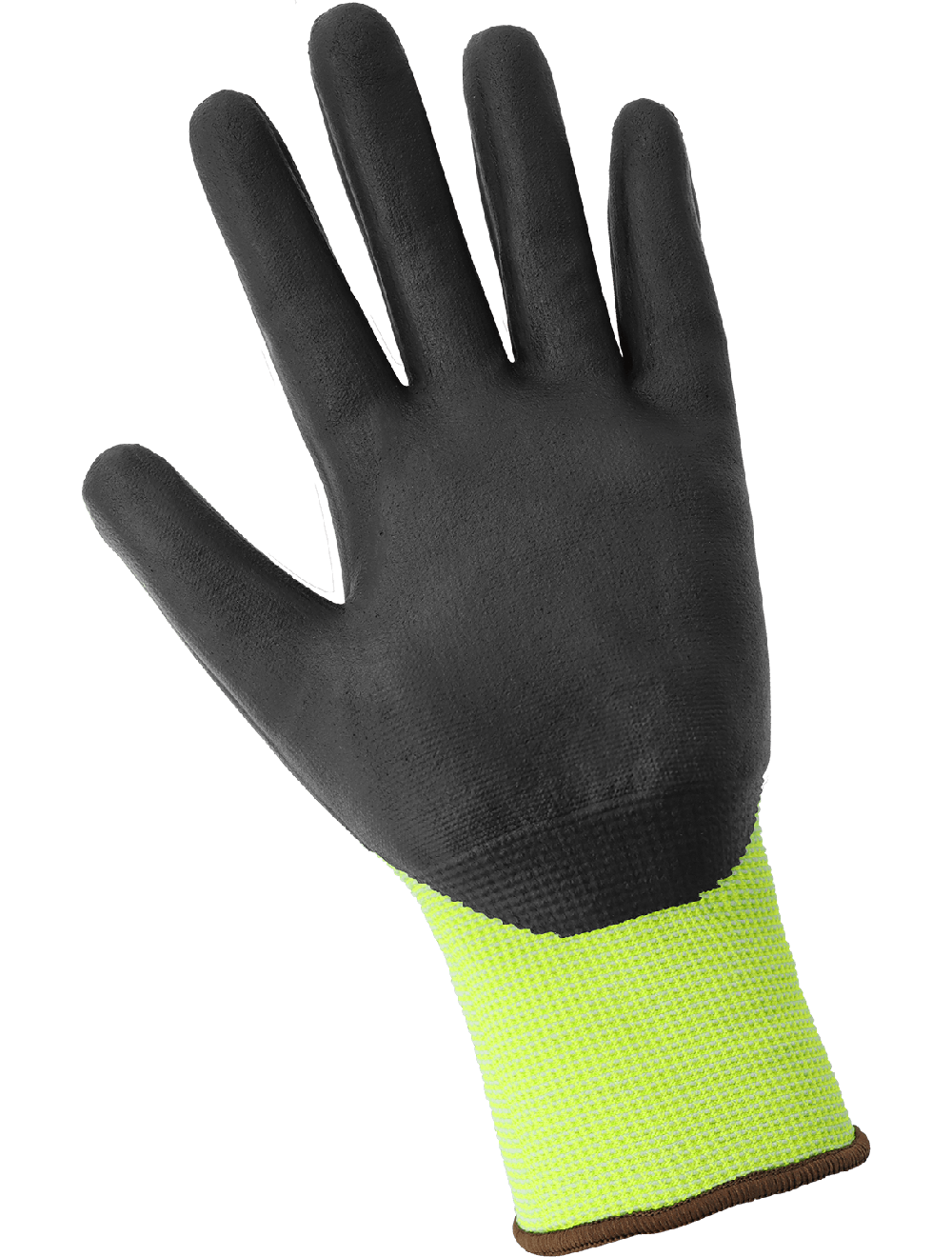 Samurai Glove® FDA and Anti-Static/Electrostatic Compliant Nitrile-Coated High-Visibility Tuffalene® Gloves with Cut, Abrasion, and Puncture Resistance - CR18NFT