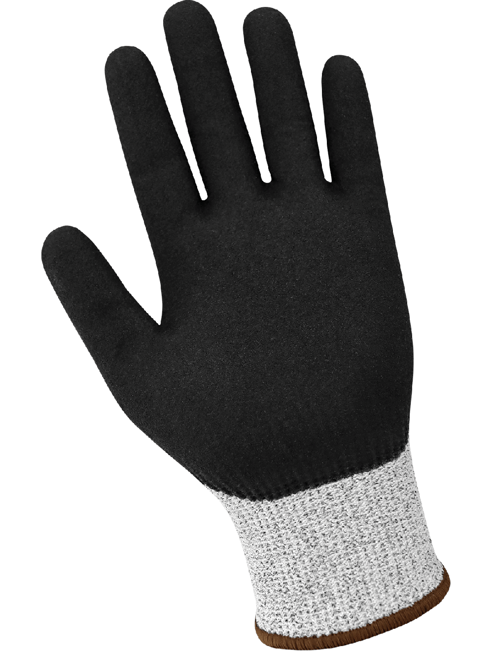 Cut Resistant HPPE Gloves with Double-Dipped Mach Finish Nitrile Palm - CR611MF