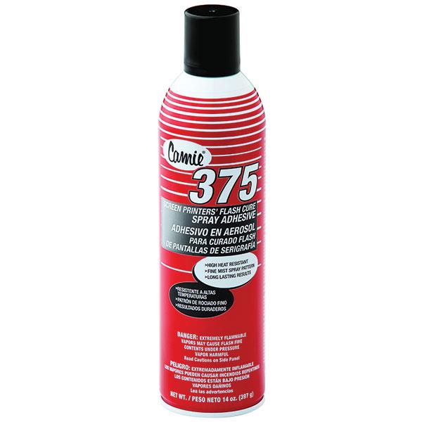 Camie® 375 Screen Printers' Flash Cure Spray Adhesive