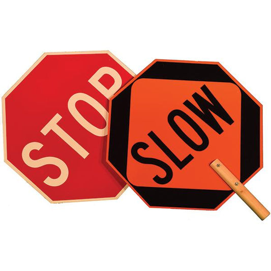 Cortina Stop & Slow Aluminum Paddle Sign