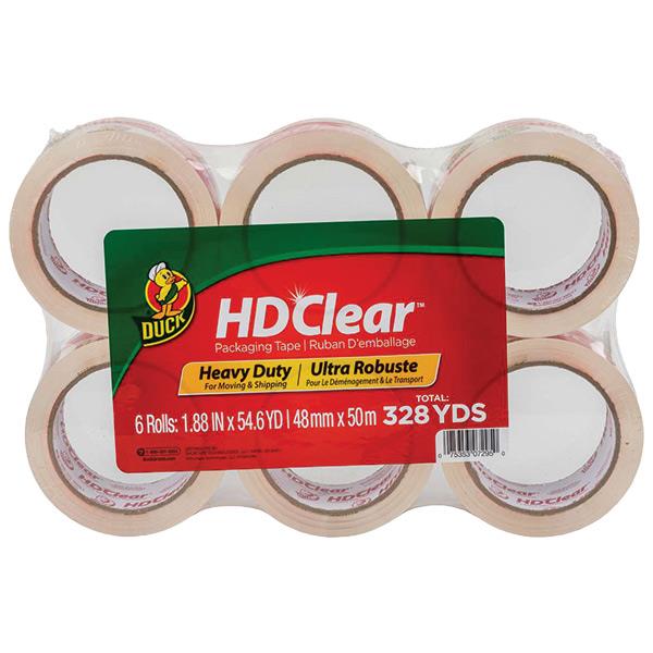 Duck Brand® HD Clear™ High-Performance Packaging Tape