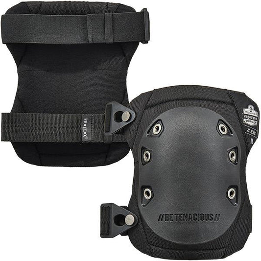 Ergodyne® ProFlex® 335 Slip-Resistant Rubber Cap Kneepads w/ Buckle Closures