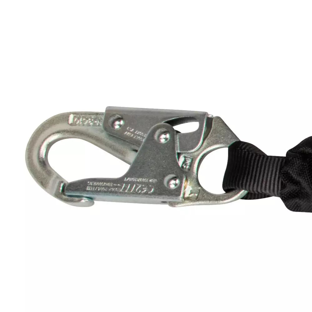 PRO 6′ Energy Absorbing Lanyard: Dual Leg, Snap Hooks