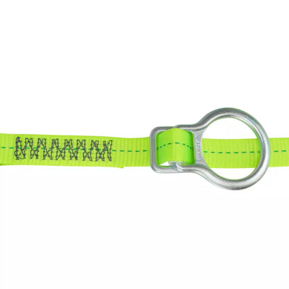 PRO 6′ Tie-Back Energy Absorbing Lanyard: Adjustable Ring