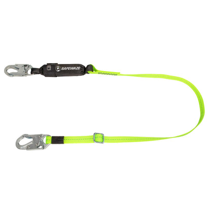 PRO 4′-6′ Adjustable Energy Absorbing Lanyard: Snap Hook