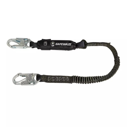 PRO 6′ Stretch Energy Absorbing Lanyard: Snap Hook