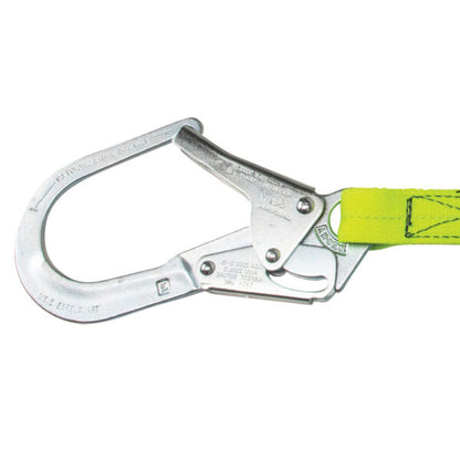 PRO 6′ Stretch Internal Energy Absorbing Lanyard: Rebar Hook