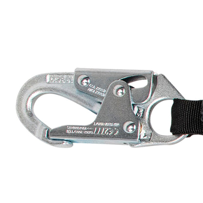 Welding 6′ Energy Absorbing Lanyard: Dual Leg, Snap Hooks