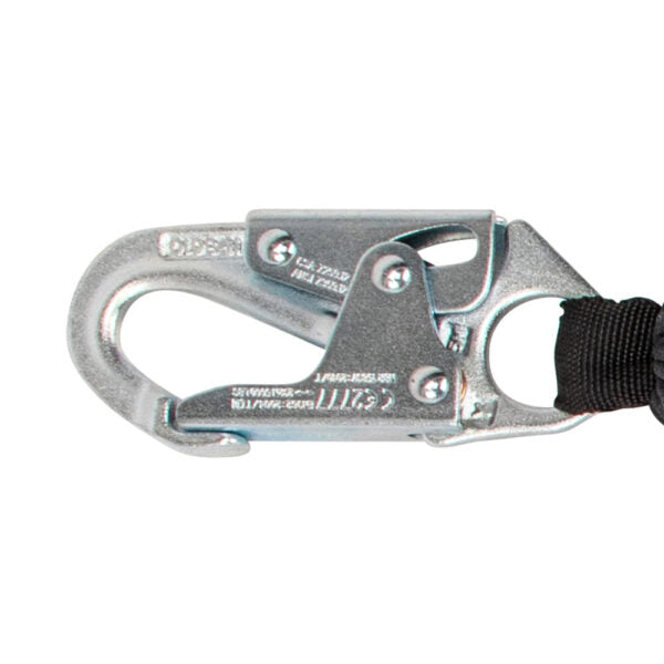 Welding 6′ Energy Absorbing Lanyard: Dual Leg, Snap Hooks