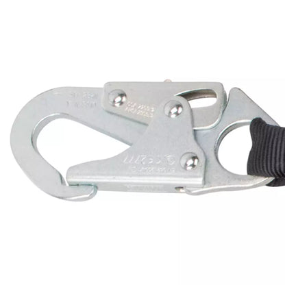 PRO 6′ Stretch Internal Energy Absorbing Lanyard: O-Ring, Rebar Hook