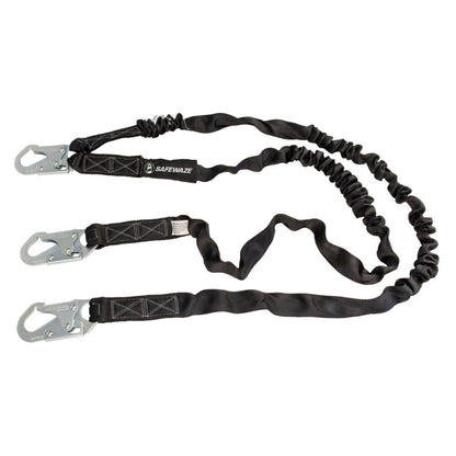 V-Line 6′ Internal Energy Absorbing Lanyard: Dual Leg, Snap Hooks