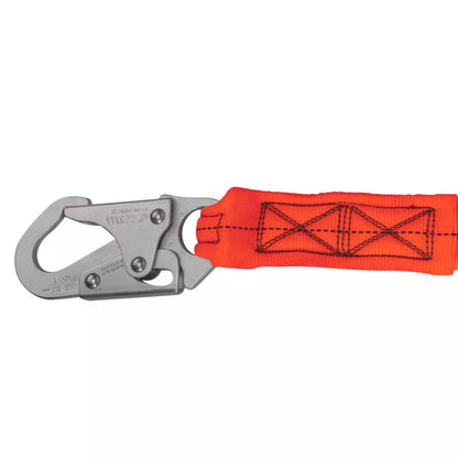 V-Line 6′ Stretch Internal Energy Absorbing Lanyard: Snap Hook