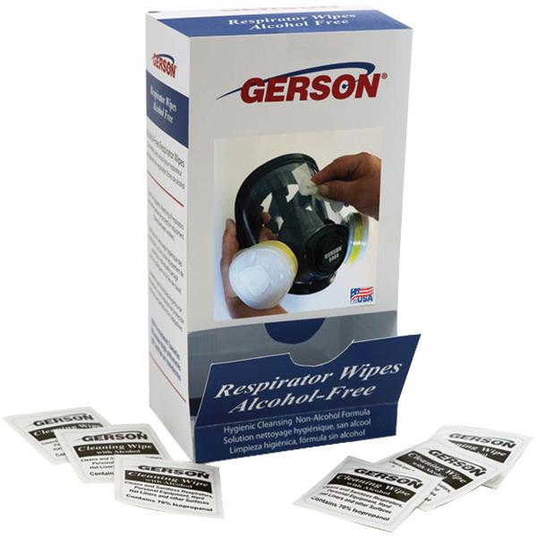 Gerson® Full Face Respirator Wipes