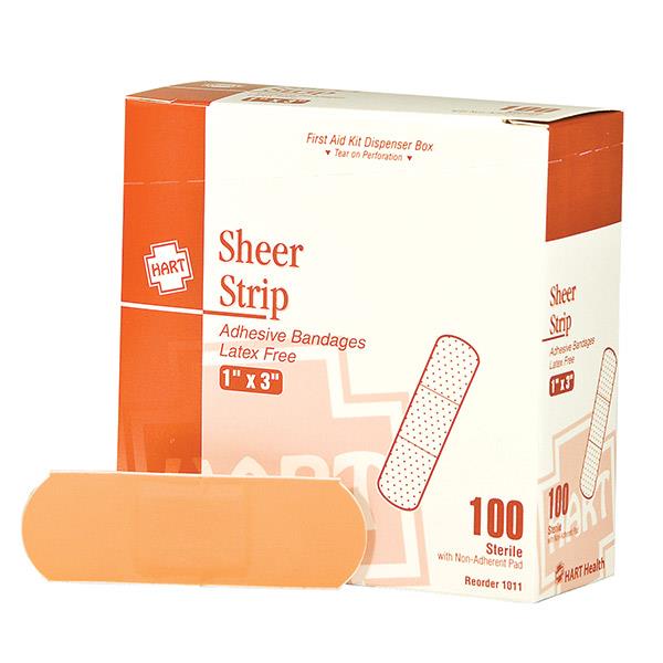 HART Health® Sheer Adhesive Bandage Strip